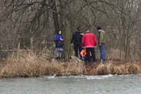 V rybníku u Újezdu nad Lesy byla mrtvola: Těla pod ledem si všiml kolemjdoucí