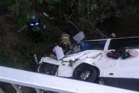 V Panamě boural autobus plný zemědělců. Nejméně 18 jich zemřelo