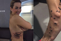 Marešova ex Monika: Nechala si udělat další tetování