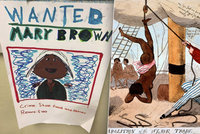 „Kupte si dvanáctiletou Anne!“ Děti kreslily reklamní plakáty na dražbu otroků