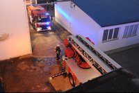 Požár zachvátil výrobní halu ve Vysočanech: Škoda se vyšplhá na několik milionů