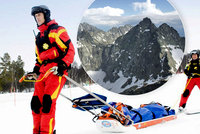Český skialpinista padal v Tatrách 200 metrů: Utrpěl vážná zranění