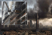 Dubaj zahalil hustý dým: Rozestavěný mrakodrap v plamenech!