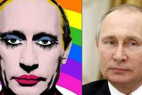 Rusko zakázalo obrázek Putina jako „gay klauna“. Šiřitelům hrozí vězení