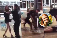 Šokující video: Policista surově mrskl s dívkou (22) o zem, prý je napadla