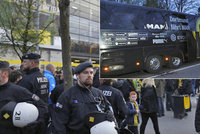 Exploze v Německu: Výbuch zasáhl autobus fotbalistů Dortmundu