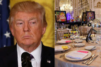 V Trumpově luxusní rezidenci našli nebezpečné jídlo. Hostil tu státníky