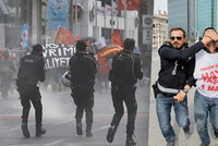 Slzný plyn a zatýkání. Turci tvrdě potlačili prvomájovou demonstraci