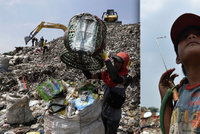 Život na hromadě odpadků: Obří skládka je domovem pro tisíce lidí, někteří se tu i narodili