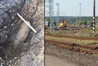 Pyrotechnici zasahují na plzeňském nádraží: Našli zde 250kilovou bombu z války
