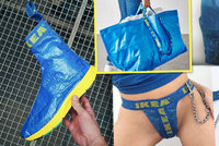 Ruksak, boty i tanga: Co vše lze vyrobit z legendární modré tašky IKEA?
