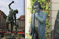 Kontroverzní sochy Anny Chromy zaplavují Prahu: Odborníkům se to nelíbí