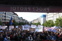 Vysíláme živě z Václaváku: Demonstrace proti Babišovi