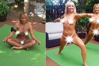 Blonďatá moderátorka se rozhodně nestydí: Jógu cvičí úplně nahá a často ukazuje rozkrok