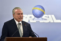 Brazilského prezidenta obvinili. Chtěl prý zpomalit vyšetřování korupce