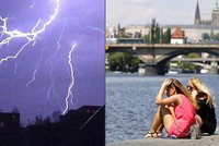 Horké dny budou v Praze pokračovat: Nastoupí také bouřky