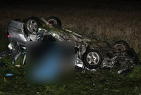 Noční autonehoda na Znojemsku: Střet dvou vozů si vyžádal pět zraněných!