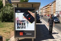 Praha má první wi-fi zastávky. Do konce roku jich bude tři sta