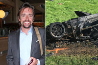 Hvězda pořadu Top Gear skončila v nemocnici: Její vůz shořel v plamenech