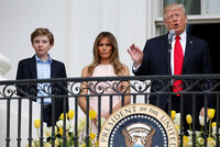 Trumpovi dorazila rodina: Melania se i se synem přestěhovala do Bílého domu