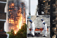 Ohnivé peklo v Londýně: Oběti dostanou statisícovou finanční pomoc. Počet obětí stoupl na 79