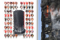Ohnivé peklo v Londýně má už asi 58 obětí. Ohořelá těla se nedaří identifikovat