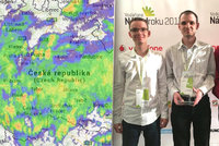 »Poručili větru, dešti«: Studenti z Plzně vyvinuli aplikaci, která zobrazuje počasí v celém světě