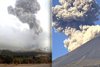 Strach u Popocatépetlu: Sopka se probudila a chrlí i lávu