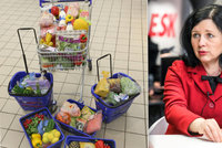 Ošizené jídlo zmizí z českých obchodů: „Chci pro lidi odškodné,“ zuří Jourová