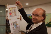 Fotografie, malby i kreslené vtipy Romana Jurkase. Galerie 14 zahájila únorovou výstavu