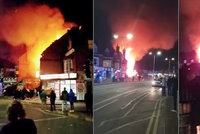 Velká exploze v Leicesteru: Probíhá evakuace, na místě zasahuje policie i záchranáři