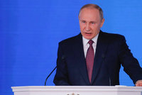 Nachlazený Putin přednesl své poselství: Rusku předpovídá léta prosperity
