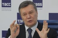 Janukovyč promluvil z ruského azylu. Ukrajinské separatisty označil za obránce