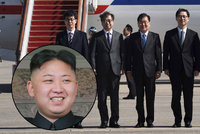 KLDR: Poprvé od Kimova nástupu k moci za ním přijeli Jihokorejci