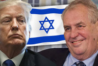Přesun české ambasády z Tel Avivu do Jeruzaléma: Zeman chce předběhnout Trumpa