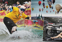 27 tipů na víkend: Jízda přes louži, balóny nad Prahou i svátek motorkářů