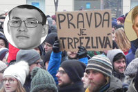 Den protestů proti Ficově vládě kvůli vraždě Kuciaka. „Soros nám nedal ani ň“