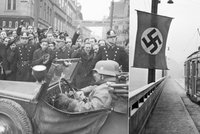 Před 80 lety v ulicích Prahy zavlály vlajky s hákovým křížem: Nacistické vojsko připomínalo „plechový cirkus“