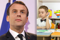 Do školy povinně už od tří let. Macron kvůli teroru razí radikálně reformu