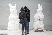 Velikonoce bělejší než Vánoce: Na severu Německa napadlo až 35 centimetrů sněhu