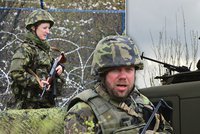 Největší cvičení v historii: Vojáci v záloze ve Stodůlkách před teroristy brání areál vodárny