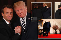 Macron odmítal z Trumpa sundat ruku, ten řešil odchod Američanů ze Sýrie