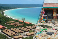 Temná strana turistického ráje: Domy zavalené odpadky, smrad a pláže plné plastu
