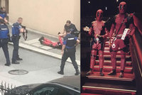 Policie zatkla dvojici v kostýmech superhrdiny. Myslela, že jsou to teroristé
