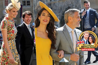 Celebrity na svatbě Harryho a Meghan: Zářící Clooney i ledová Victoria Beckham