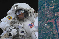 Takhle vypadá Praha z 400km výšky! Astronaut Andrew Feustel vyfotil stověžaté město z vesmírné stanice