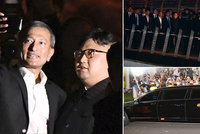 ONLINE: Selfie s diktátorem a armáda bodyguardů. Kim vyrazil na projížďku městem