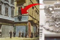Rakouská orlice se po 100 letech vrátila na fasádu domu v Orlí ulici: Znak hospodě povolil Josef II.