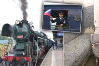 Vyhrazeno prezidentům: Vlak, který vozil Masaryka i Františka Ferdinanda, vyjel na letní túru po Česku