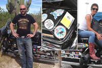 Motorkářská »velká sázka o malé pivo«: Pavel (45) zdolává svět na Harleyi už 10 let, projel 67 zemí